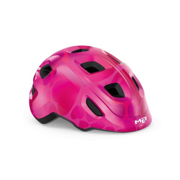 Fahrradhelm Met Hooray pink Herze